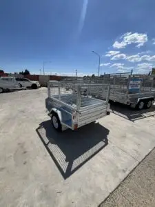 6x4 Single Axle Heavy Duty Galvanised Tipper with 400mm sides