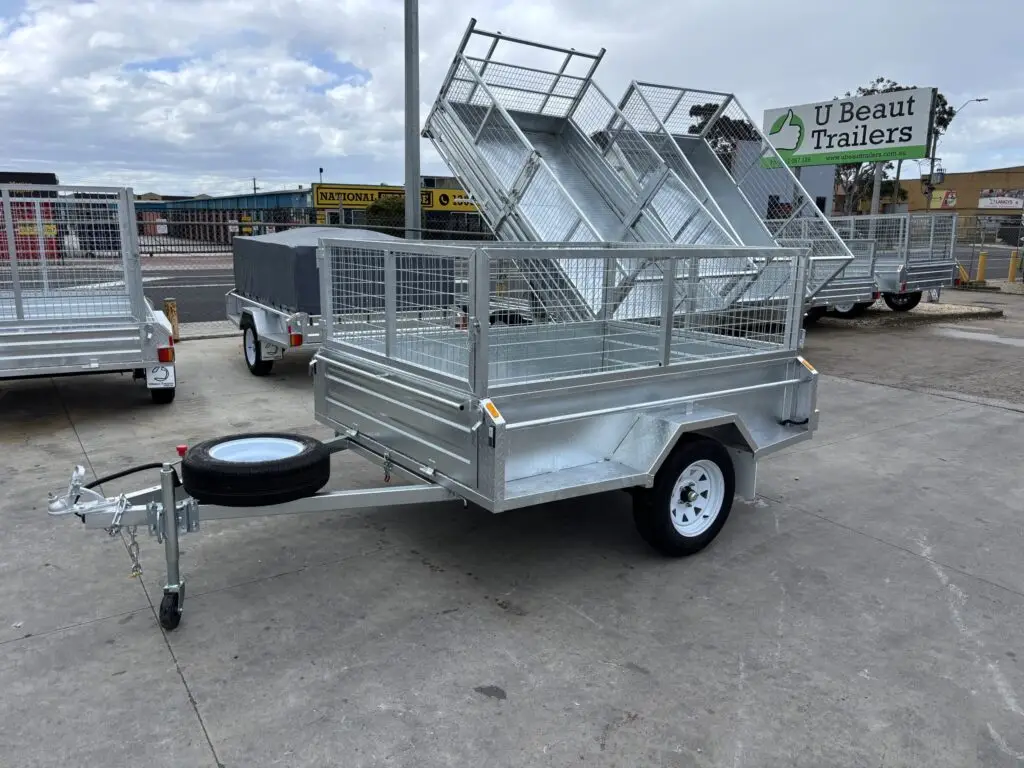 7×5 Single Axle Tipper Trailer – 400mm sides