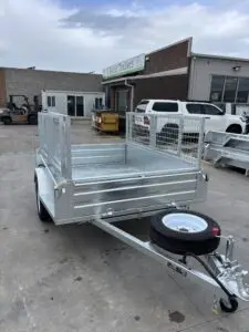 7x5 Single Axle Heavy Duty Galvanised Tipper with 400mm sides