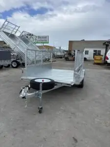 8x5 Single Axle Heavy Duty Galvanised Tipper with 300mm sides