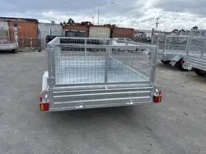 8x5 Single Axle Heavy Duty Galvanised Tipper with 300mm sides