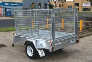 7x4 Single Axle Heavy Duty Galvanised Tipper with 300mm sides