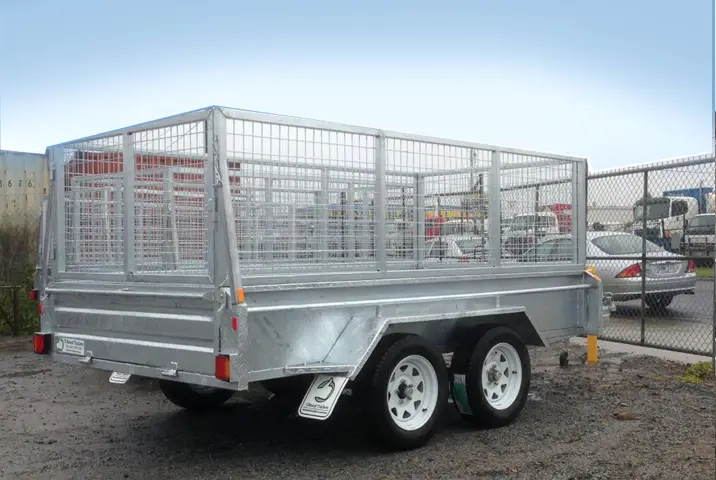 9x5 Tandem Axle Heavy Duty Galvanised with 400mm sides, 2800kg ATM