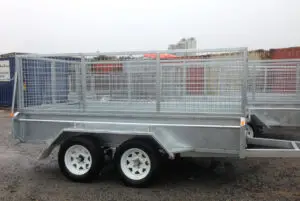 9x5 Tandem Axle Heavy Duty Galvanised with 400mm sides, 2800kg ATM