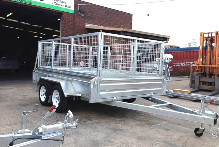 9x5 Tandem Axle Heavy Duty Galvanised with 400mm sides, 2800kg ATM