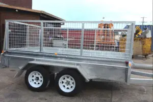 9x5 Tandem Axle Heavy Duty Galvanised with 400mm sides, 2800kg ATM
