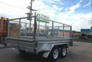 9x5 Tandem Axle Heavy Duty Galvanised with 400mm sides, 2800kg ATM