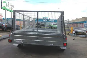 9x5 Tandem Axle Heavy Duty Galvanised with 400mm sides, 2800kg ATM