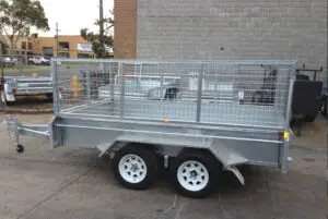 9x5 Tandem Axle Heavy Duty Galvanised with 400mm sides, 2800kg ATM