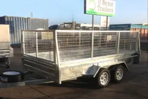 12x6 Tandem Axle Heavy Duty Galvanised with 400mm sides, 2800kg ATM
