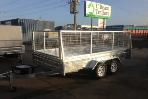 12x6 Tandem Axle Heavy Duty Galvanised with 400mm sides, 2800kg ATM