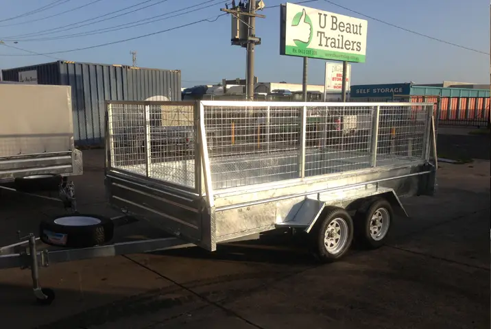 12x6 Tandem Axle Heavy Duty Galvanised with 400mm sides, 2800kg ATM