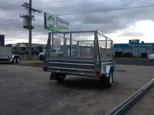8x5 Single Axle Heavy Duty Galvanised Tipper with 400mm sides