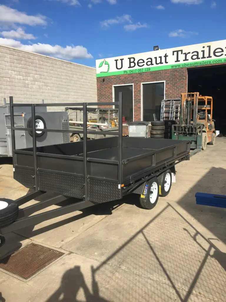12x7 Flat Top Trailer Tandem, 2,800 kg rating