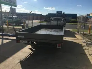 12x7 Flat Top Trailer Tandem, 2,800 kg rating