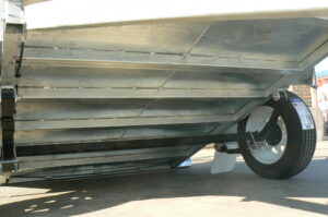8x5 Single Axle Heavy Duty Galvanised Tipper with 400mm sides