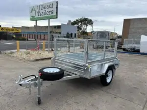 6x4 Single Axle Heavy Duty Galvanised Tipper with 300mm sides
