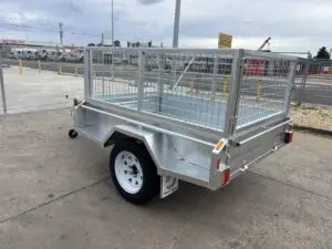 6x4 Single Axle Heavy Duty Galvanised Tipper with 300mm sides