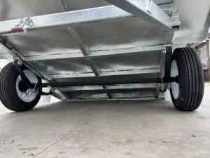 7x5 Single Axle Heavy Duty Galvanised Tipper with 400mm sides
