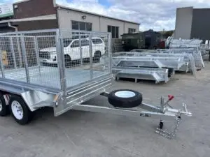 9x5 Tandem Axle Heavy Duty Galvanised with 300mm sides, 2000kg ATM