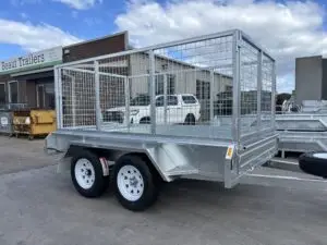 9x5 Tandem Axle Heavy Duty Galvanised with 300mm sides, 2000kg ATM