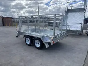 9x5 Tandem Axle Heavy Duty Galvanised with 300mm sides, 2000kg ATM