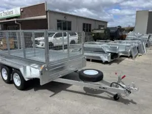9x5 Tandem Axle Heavy Duty Galvanised with 400mm sides, 2000kg ATM