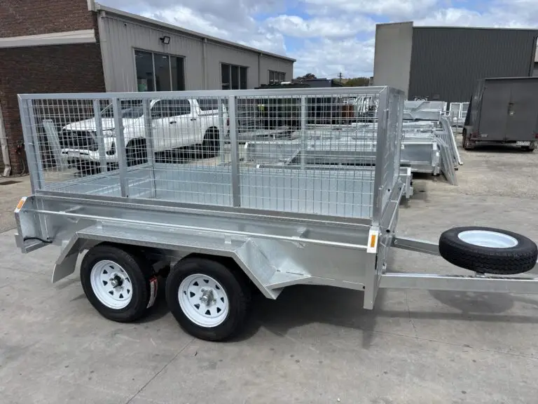 9x5 Tandem Axle Heavy Duty Galvanised with 400mm sides, 2000kg ATM