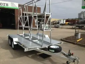 14x6.6 Tandem Window Frame Trailer 2000kg ATM