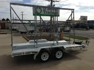 14x6.6 Tandem Window Frame Trailer 2000kg ATM