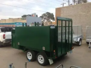 8x5 Tandem Lawn Mower Trailer Green 2000kg ATM