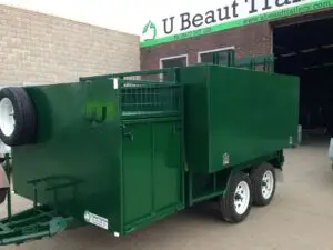 8x5 Tandem Lawn Mower Trailer Green 2000kg ATM