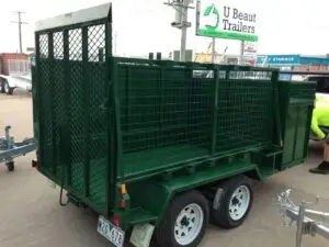 8x5 Tandem Lawn Mower Trailer Green 2000kg ATM