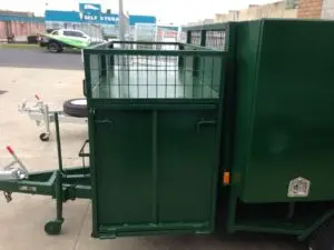 8x5 Tandem Lawn Mower Trailer Green 2000kg ATM
