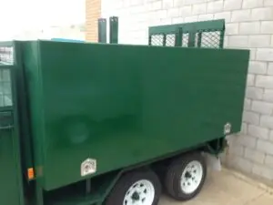 8x5 Tandem Lawn Mower Trailer Green 2000kg ATM