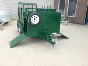 8x5 Tandem Lawn Mower Trailer Green 2000kg ATM