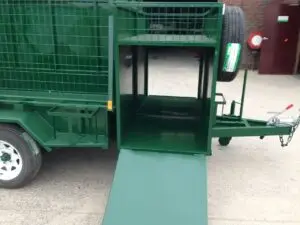 8x5 Tandem Lawn Mower Trailer Green 2000kg ATM