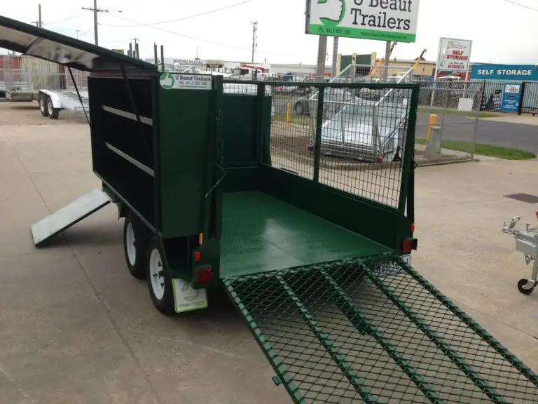 8x5 Tandem Lawn Mower Trailer Green 2000kg ATM
