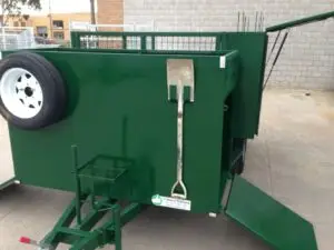 8x5 Tandem Lawn Mower Trailer Green 2000kg ATM