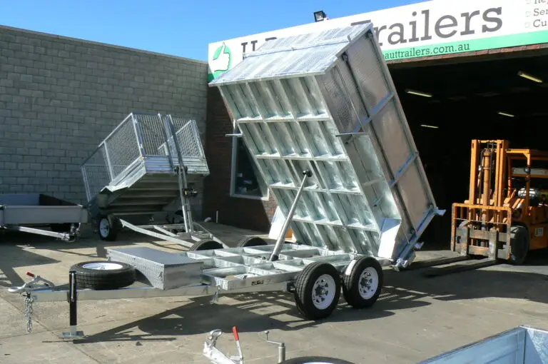 10x6 Galvanised Tandem Tipper with 1200mm sides 4000kg ATM Plant trailer