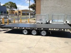 22x7 Tri axle Flat Top, 2000kg ATM