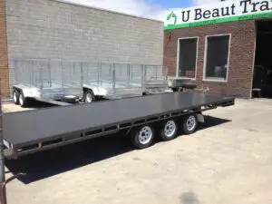 22x7 Tri axle Flat Top, 2000kg ATM