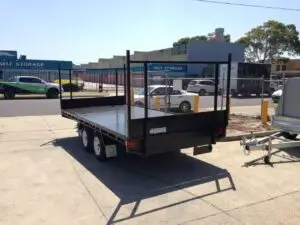 15x7 Tandem Flat Top with H-bars , 2000kg ATM