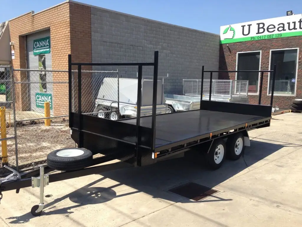 15×7 Tandem Flat-Top Trailer