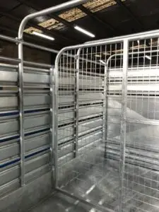 12x6 Tandem Stock Cattle Crate Trailer Galvanised 2800kg ATM