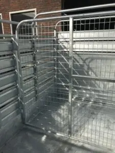 12x6 Tandem Stock Cattle Crate Trailer Galvanised 2800kg ATM