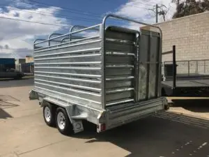 12x6 Tandem Stock Cattle Crate Trailer 2000kg ATM