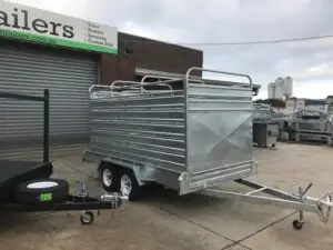 12x6 Tandem Stock Cattle Crate Trailer 2000kg ATM