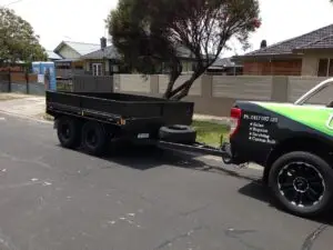 9x7 Tandem Flat Top Off Road , 2000kg ATM