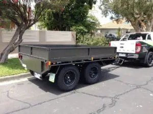 9x7 Tandem Flat Top Off Road , 2000kg ATM